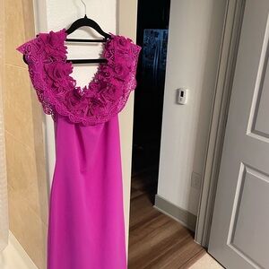 Fashion Nova Pink Midi Dress